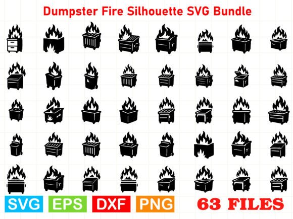 A Dumpster Fire Silhouette SVG Bundle Review for Client Work