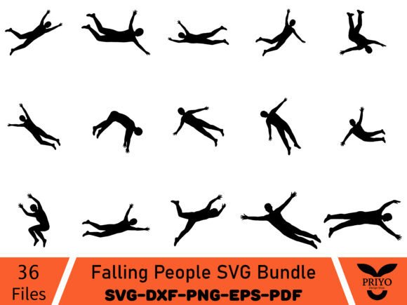 A Review of Falling People Graphics for Small Business Branding