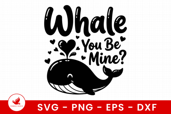 A Whale of a Valentine: Graphics for T-Shirt Designs