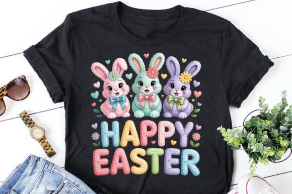 Crochet Easter Bunny Yarn: A Versatile Graphics and Illustrations Asset