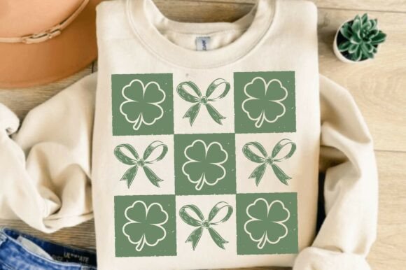 Evaluating a Retro Checkered Graphic for St. Patrick's Day Branding