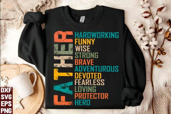 Evaluating Father Hardworking SVG for Professional T-Shirt Design Graphics