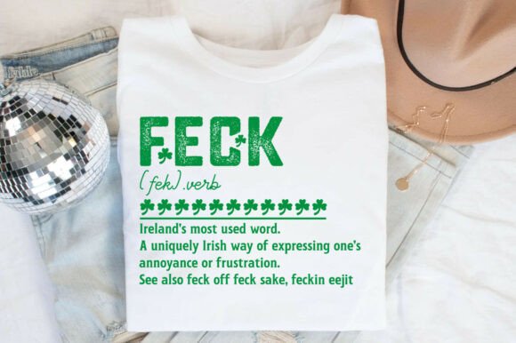 Feck Irish SVG Graphics for Casual T-Shirt Designs
