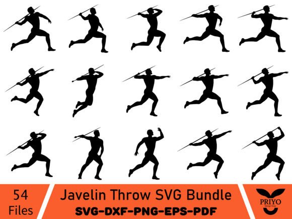Javelin Throw SVG Bundle: A Versatile Graphics Suite