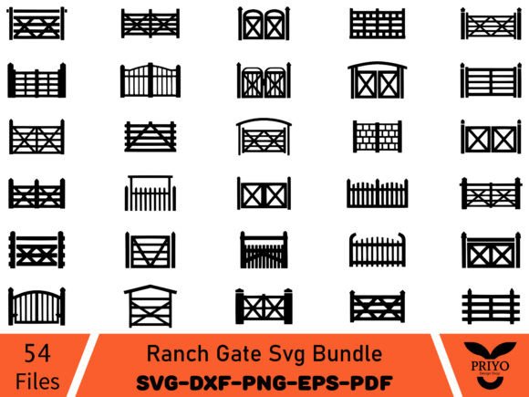 Ranch Gate Svg Bundle: A Versatile Graphics and Illustrations Asset