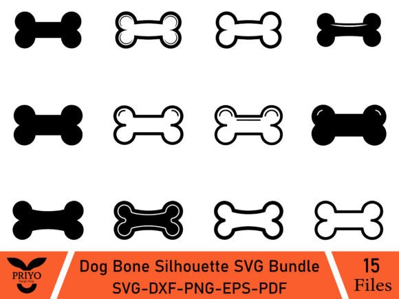 Review: Dog Bone Silhouette SVG for Branding and Graphics