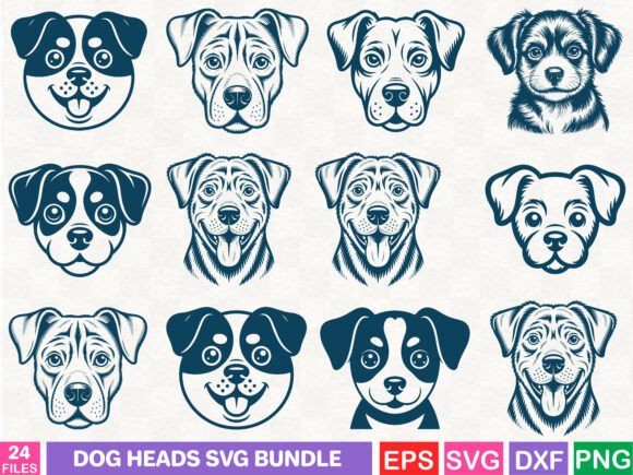 Review: Dog Heads SVG Bundle for Handmade Graphics
