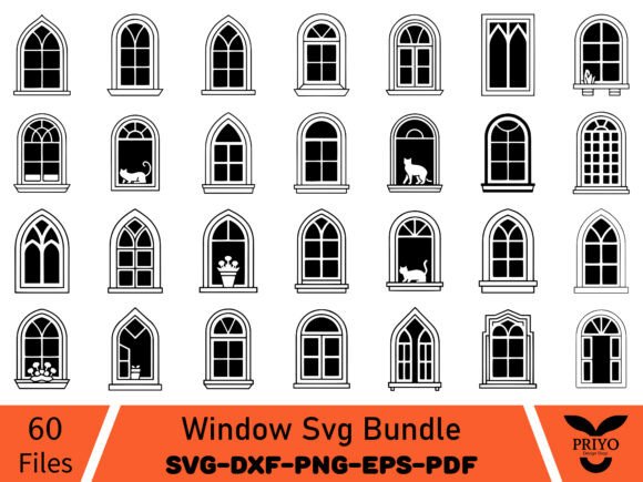 Window Svg Bundle: A Versatile Graphics Asset for Modern Design